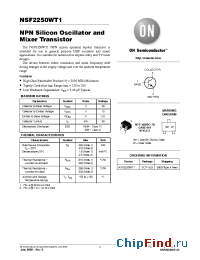 Datasheet NSF2250WT1 manufacturer ON Semiconductor