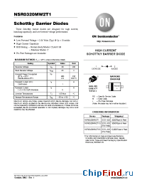 Datasheet NSR0320MW2TD manufacturer ON Semiconductor