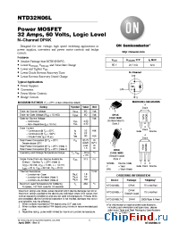 Datasheet NTD32N06LT4 manufacturer ON Semiconductor