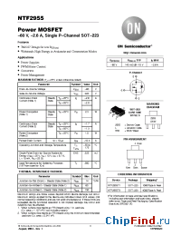 Datasheet NTF2955T3 manufacturer ON Semiconductor