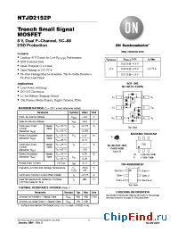 Datasheet NTJD2152P manufacturer ON Semiconductor