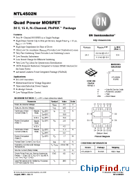 Datasheet NTL4502N производства ON Semiconductor
