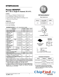 Datasheet NTMFS4834N производства ON Semiconductor