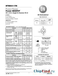 Datasheet NTMS4117N manufacturer ON Semiconductor