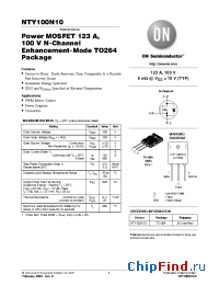 Datasheet NTY100N10 manufacturer ON Semiconductor