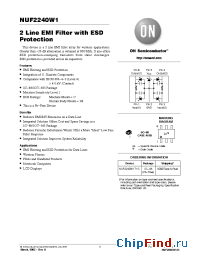 Datasheet NUF2240 manufacturer ON Semiconductor