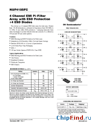 Datasheet NUF4105FCT1 manufacturer ON Semiconductor