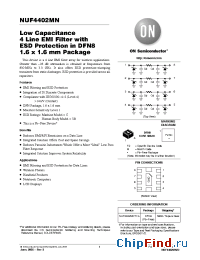 Datasheet NUF4402 производства ON Semiconductor