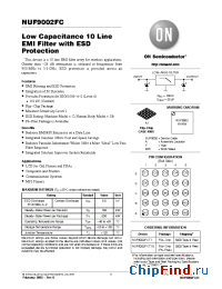 Datasheet NUF9002FCT1G manufacturer ON Semiconductor