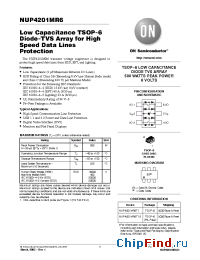 Datasheet NUP4201MR6 manufacturer ON Semiconductor