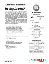 Datasheet NUS2045 производства ON Semiconductor