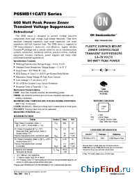 Datasheet P6SMB68CAT3 производства ON Semiconductor