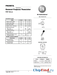 Datasheet PN2907A manufacturer ON Semiconductor