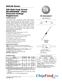 Datasheet SA100A manufacturer ON Semiconductor