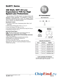 Datasheet SL24T3 производства ON Semiconductor