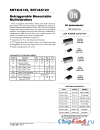 Datasheet SN74LS123MR1 производства ON Semiconductor