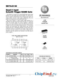 Datasheet SN74LS132MEL производства ON Semiconductor