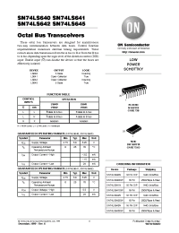 Datasheet SN74LS640DW manufacturer ON Semiconductor