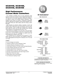 Datasheet UC3844BD1 производства ON Semiconductor
