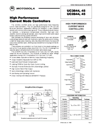 Datasheet UC3845N производства ON Semiconductor