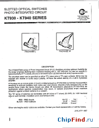 Datasheet KT931W55 manufacturer OPTEK