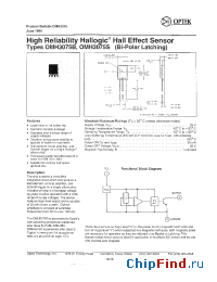 Datasheet OMH3075S manufacturer OPTEK