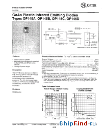 Datasheet OP145A manufacturer OPTEK