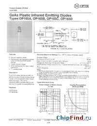 Datasheet OP165A manufacturer OPTEK