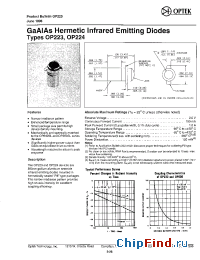 Datasheet OP224ESA-XN manufacturer OPTEK