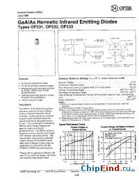 Datasheet OP232 manufacturer OPTEK