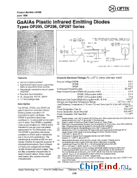 Datasheet OP295B manufacturer OPTEK