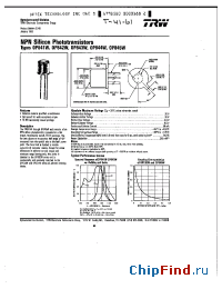 Datasheet OP844W manufacturer OPTEK