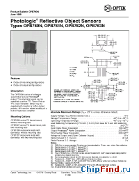Datasheet OPB761N manufacturer OPTEK