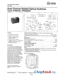 Datasheet OPB826 manufacturer OPTEK
