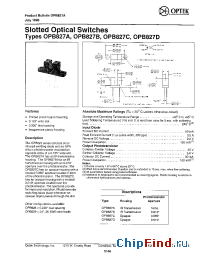 Datasheet OPB827C manufacturer OPTEK