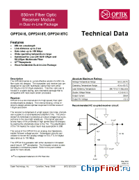 Datasheet OPF1418C manufacturer OPTEK