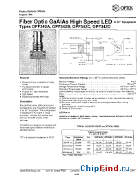 Datasheet OPF342C manufacturer OPTEK