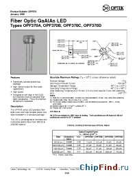Datasheet OPF370A manufacturer OPTEK