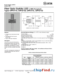 Datasheet OPF371A manufacturer OPTEK
