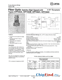 Datasheet OPF392B manufacturer OPTEK