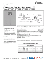 Datasheet OPF395B manufacturer OPTEK