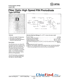 Datasheet OPF430 производства OPTEK