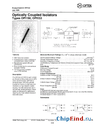Datasheet OPI150 производства OPTEK