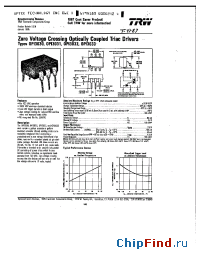 Datasheet OPI3033 manufacturer OPTEK