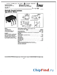 Datasheet OPI3251 manufacturer OPTEK