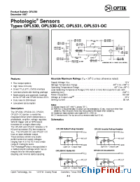 Datasheet OPL530-OCB manufacturer OPTEK