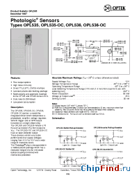 Datasheet OPL535A manufacturer OPTEK