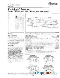 Datasheet OPL562-OCA производства OPTEK