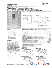 Datasheet OPL813-OC manufacturer OPTEK