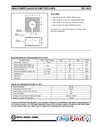 Datasheet OD-148-C manufacturer Opto Diode